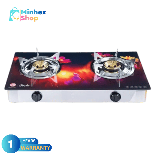 RFL Double Glass Gas Stove JOSIE (Cylinder Gas)