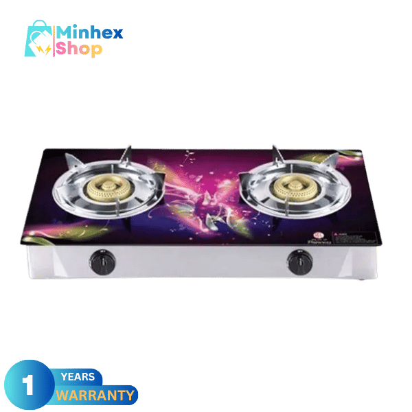 RFL Double Glass Gas Stove Princess (Cylinder Gas)