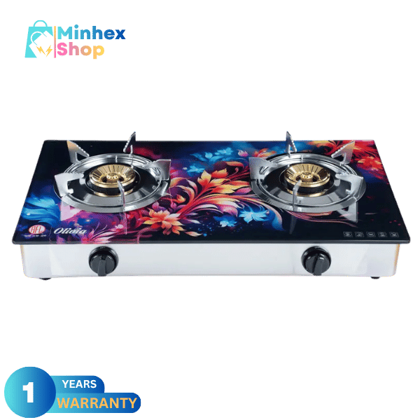 RFL Double Glass Gas Stove Olivia (Cylinder Gas)