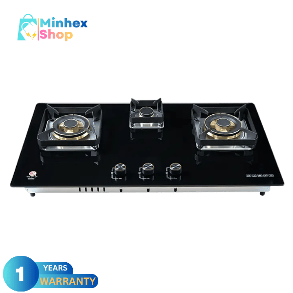 RFL BUILT IN GLS LPG/Cylinder HOB LUMINA 3 BURNER with Flame failure Device