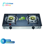 RFL Double Glass Auto Gas Stove 26 GR (Cylinder Gas)