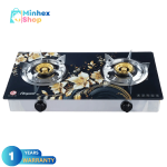 RFL Double Glass Gas Stove Elegant (Line Gas)