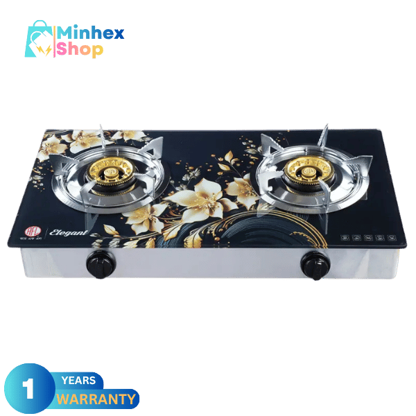 RFL Double Glass Gas Stove Elegant (Line Gas)