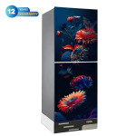 VISION Glass Door Refrigerator RE-356 Liter Moonlight Lily Top Mount