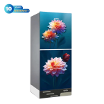 VISION Glass Door Refrigerator RE-242 Liter Radish Carnation Top Mount